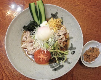 きゅうり生産日本一の須賀川が生み出した。その名も「かっぱ麺」!